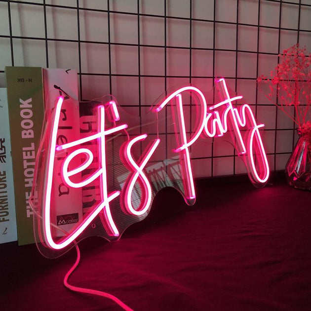 Let's Party Custom Led Neon Light Signs Decoration – Neon On Demand