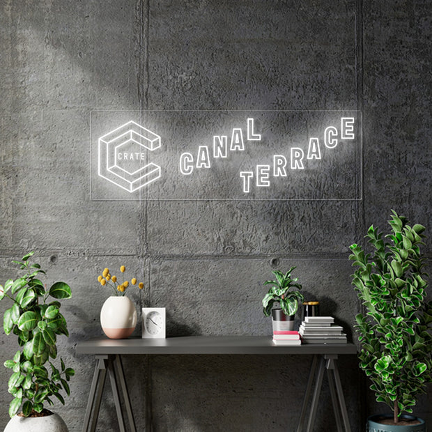 Custom Neon - Canal Terrace and Day Break - Outdoor Signs