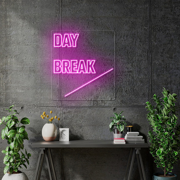 Custom Neon - Canal Terrace and Day Break - Outdoor Signs