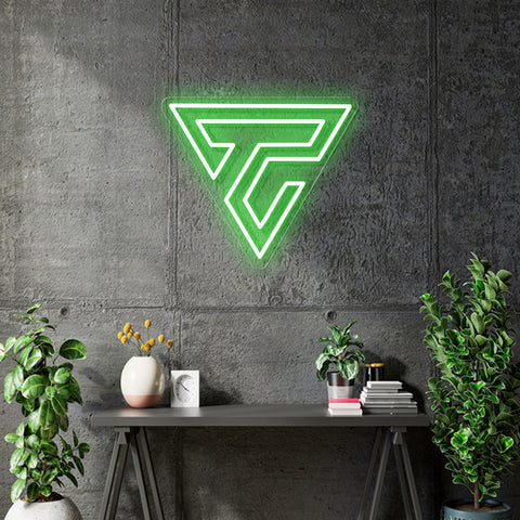 Custom Neon - Sam - Green - 30x26cm  - indoor Signs