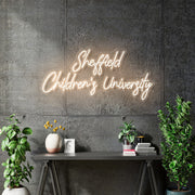 Neon Signs- Sheffield Children’s University - Free Delivery - Free Remote dimmer